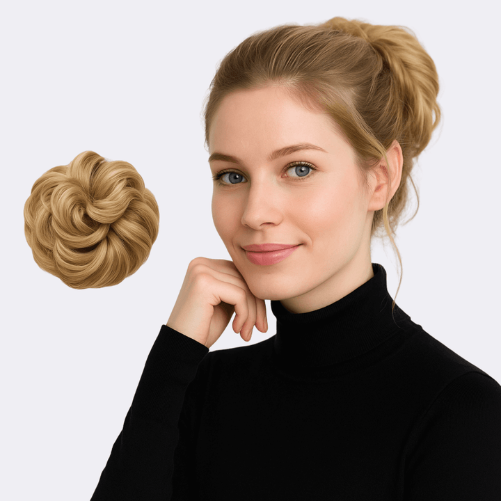 scrunchie sandy blonde löshar